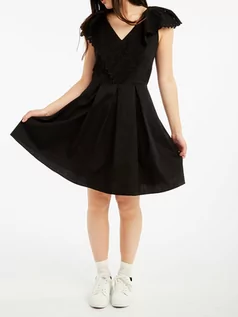 Sukienki - Naf Naf Sukienka w kolorze czarnym - grafika 1