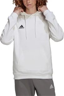 Adidas adidas Entrada 22 Sweat Hoodie HG6302 białe 3XL - Bluzy męskie - miniaturka - grafika 1