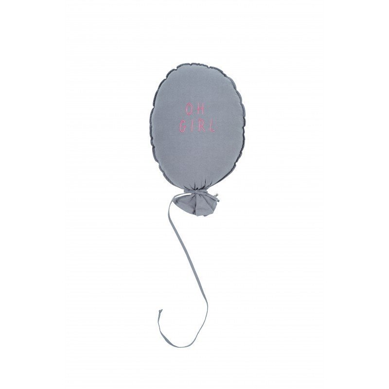 Malomi Poduszka Balon Grey Washed Cotton 40×50 cm