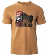 Koszulki męskie - Hi Tec Vendro Koszulka Męska T-shirt Bawełniana - miniaturka - grafika 1