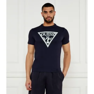 GUESS T-shirt Slim Fit - Koszulki męskie - miniaturka - grafika 1