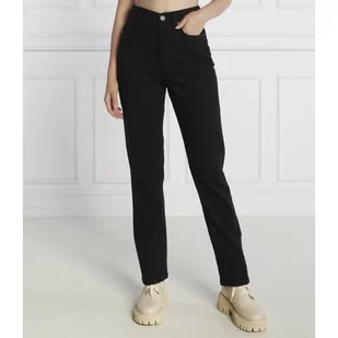 Calvin Klein Jeansy | Straight fit | high rise - Spodnie damskie - miniaturka - grafika 1