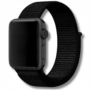 PASEK NYLONOWY DO APPLE WATCH 1 2 3 4 5 6 7 8 9 SE 42mm 44mm 45mm 49mm RZEP - Akcesoria do smartwatchy - miniaturka - grafika 1
