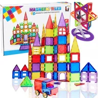 Układanki dla dzieci - Klocki Magnetyczne Układanka MAGNETIC 3D 106 elem. - miniaturka - grafika 1