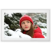 Ramki cyfrowe do zdjęć - Denver FRAMEO PFF-1021WHITE - miniaturka - grafika 1