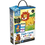 Puzzle - Lisciani Giochi Zabawa i edukacja Puzzle Dziecięce i Flashcards - Zwierzęta 72675 - miniaturka - grafika 1