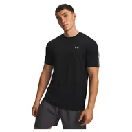 Koszulki sportowe męskie - Koszulka męska Under Armour Tech Taping SS Black/White/White M - miniaturka - grafika 1