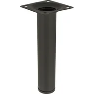 Zawiasy, okucia i inne akcesoria - Noga meblowa okrągła 15 cm czarna - miniaturka - grafika 1