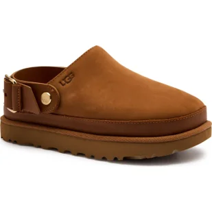 UGG Skórzane mule W GolderStar Villa Clog - Klapki i japonki damskie - miniaturka - grafika 1