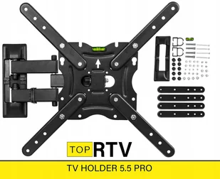 Mocny Obrotowy Uchwyt Tv Wieszak Telewizora 10-55 - Uchwyty do telewizora - miniaturka - grafika 1