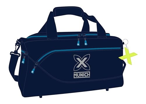 Safta MUNICH NAUTIC torba sportowa, plecak, idealny dla dzieci w różnym wieku, wygodna i wszechstronna, jakość i wytrzymałość, 50 x 25 x 25 cm, granatowa, Granatowy, Estándar, zwykły