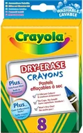 Przybory szkolne - Crayola CRAYOLA Kredki Świecowe Ścieralne - 98-5200 - miniaturka - grafika 1