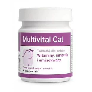 Dolfos Multivital CAT 90 tabletek - Suplementy i witaminy dla kotów - miniaturka - grafika 2
