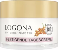 Kremy do twarzy - Logona Ujędrniający krem na dzień z organicznym rokitnikiem i organiczną różą damasceńską 50.0 ml - miniaturka - grafika 1