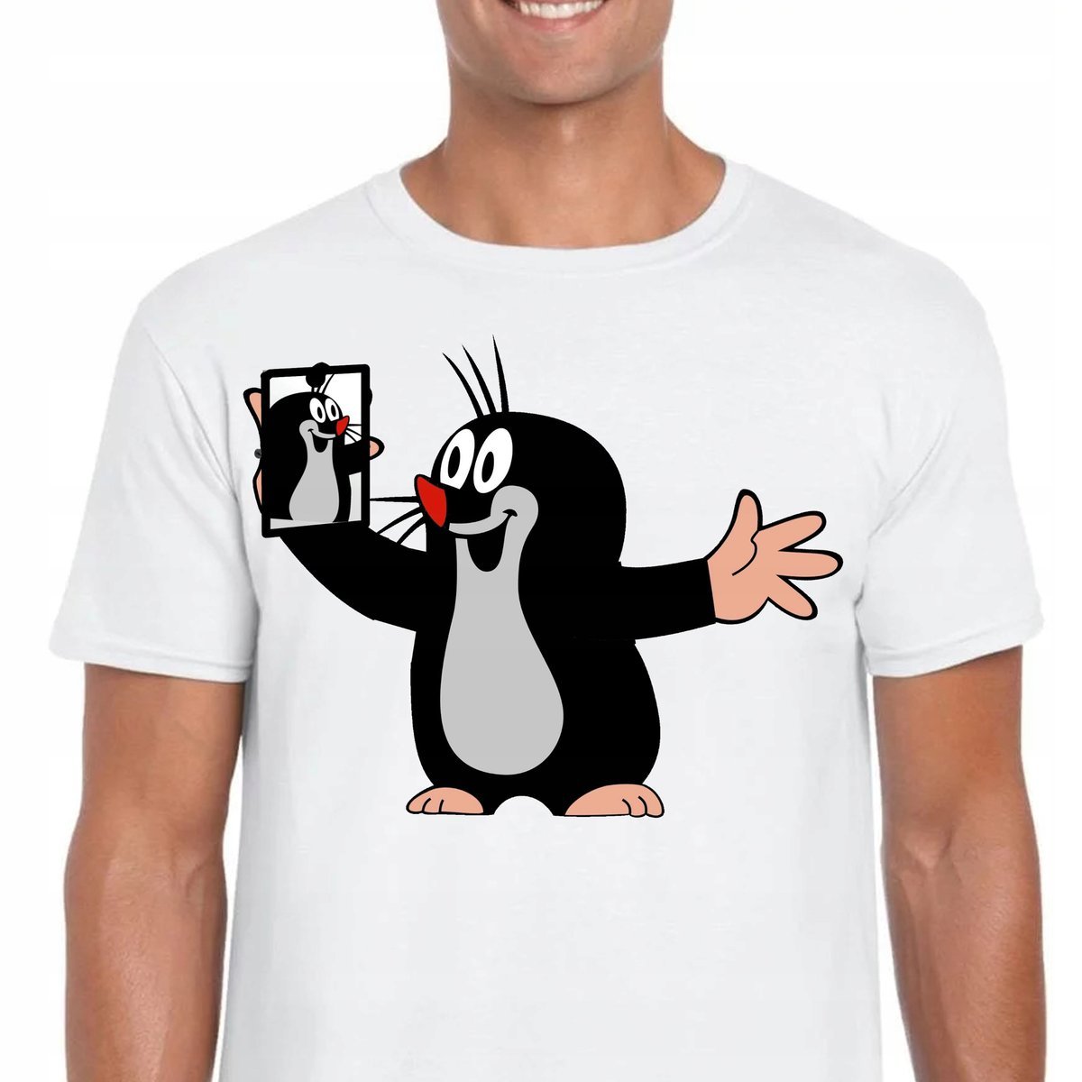 Koszulka SELFIE KRECIK Sąsiedzi Rumcajs XXL 3361