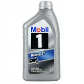 Oleje silnikowe - syntetyczny Mobil Racing 2T 1 l syntetyczny olej Mobil Mobracing 2T 1 - miniaturka - grafika 1