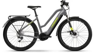Haibike Haibike Trekking 6 mid grey 2022 GLOSS_GREY_NEON YLW 27,5 cala - Rowery elektryczne - miniaturka - grafika 1