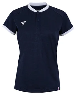 Koszulka damska Tecnifibre  Club Polo Marine M - Koszulki sportowe damskie - miniaturka - grafika 1