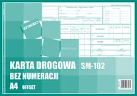 Druki akcydensowe - Emeko Tomecki I Płaczek S.k.a Druk Karta drogowa A4 Sm - 102 - miniaturka - grafika 1
