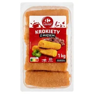 Szybkie dania obiadowe - Carrefour Classic Krokiety z mięsem 1 kg - miniaturka - grafika 1