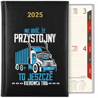 Notesy i bloczki - KALENDARZ DZIENNY TERMINARZ PLANER A5 2025 PREZENT DLA KIEROWCY TIRA WZORY - miniaturka - grafika 1