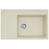 Zlewozmywaki - Pyramis Zlew CAMEA 79x50) 1B 1D R wanilia komora PRAWA) 70091301) 70091301 - miniaturka - grafika 1