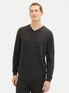 Tom Tailor Sweter 1038427 Szary Regular Fit - Swetry męskie - miniaturka - grafika 1