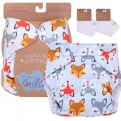 Pieluchy - Pieluszki Wielorazowe KIESZONKA + 2 WKŁADY Małe L. - miniaturka - grafika 1