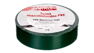 erko Taśma izolacyjna 15/10 zielona TPVC_15-10-ZIELONA /10szt./ TPVC_15-10-ZIELONA/1 - Taśmy izolacyjne i naprawcze - miniaturka - grafika 1