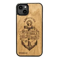 Etui i futerały do telefonów - Drewniane Etui Bewood iPhone 14 Plus KOTWICA DĄB - miniaturka - grafika 1