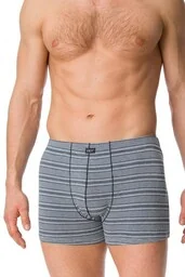 Bokserki męskie w paski z ukrytą gumką MXH 301 - Majtki męskie - miniaturka - grafika 1