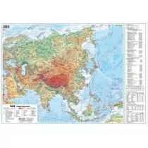 zbiorowa Praca Azja 1:22 000 000 mapa pol. i fiz. $3684cienna - Przewodniki - miniaturka - grafika 1