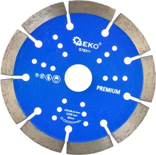 Geko &Tarcza diam.125x10x22,2mm segment. PREMIUM by laser100 - Tarcze do pił - miniaturka - grafika 1