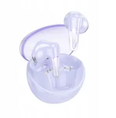 Słuchawki - Hoco TWS EW202 fioletowe - miniaturka - grafika 1