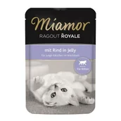 Mokra karma dla kotów - Miamor Ragout Royale Kitten Wołowina 44x100 g - miniaturka - grafika 1