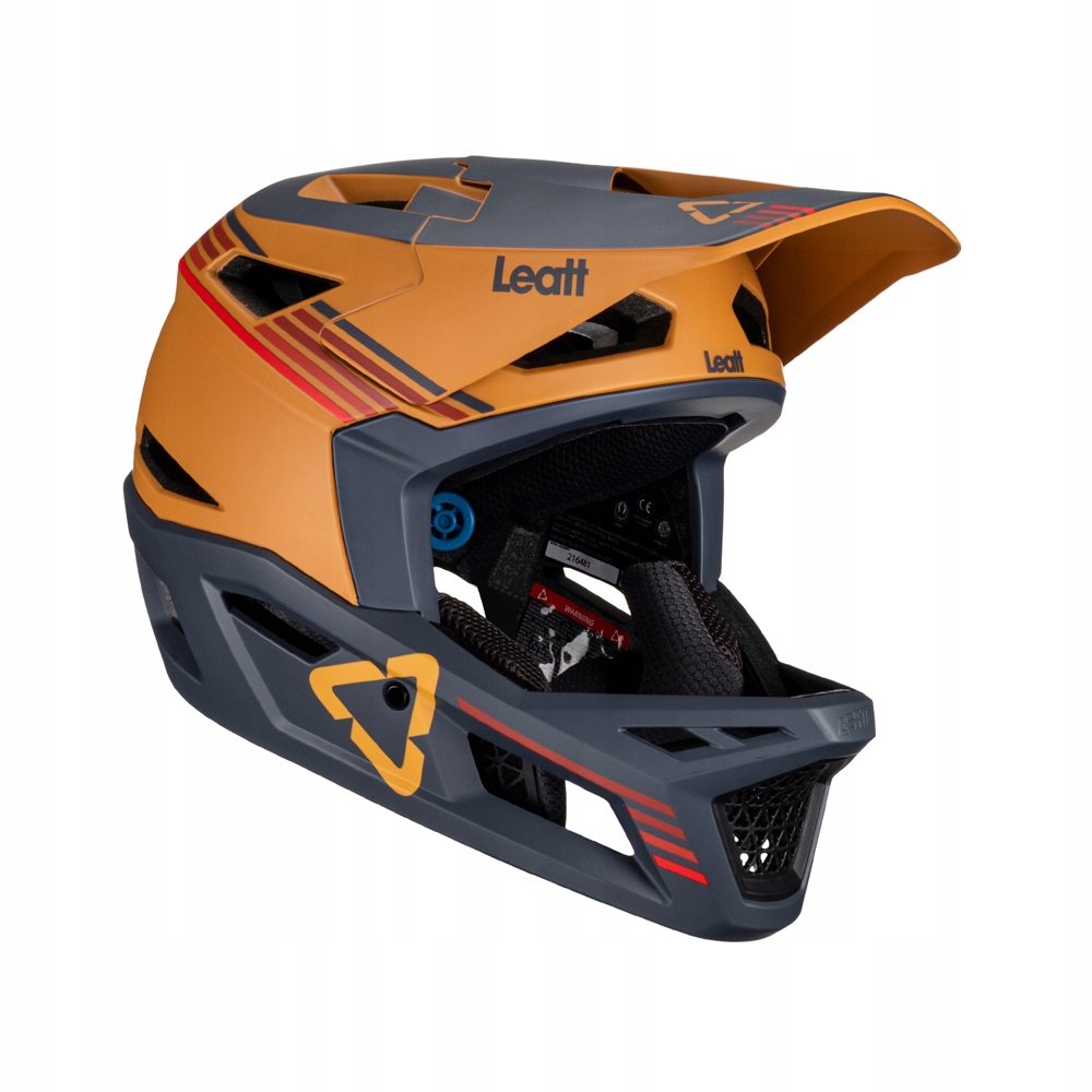 Leatt Kask Rowerowy Mtb Gravity 4.0 V23 Helmet Suede Kolor Czarny/Rdzawy Ro
