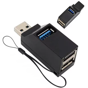 ROZDZIELACZ USB HUB 3x PORT USB 3.0  ROZGAŁĘŹNIK 3.0 KIESZONKOWY SMYCZKA - Huby USB - miniaturka - grafika 1