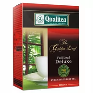 Herbata - ﻿QUALITEA GOLDEN LEAF DELUXE Herbata liść 100g - miniaturka - grafika 1