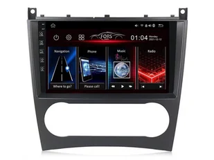 Radio Android FS4-Max Benz W203 C209 05-09 4/32 Carplay AndroidAuto 2K DSP - Radia samochodowe - miniaturka - grafika 1