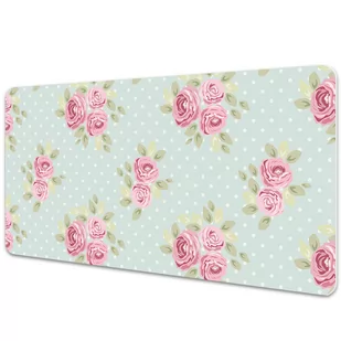 Podkładka na całe biurko Różowe bukiety 90x45 cm - Podkładki na biurko - miniaturka - grafika 1