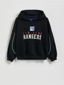 Bluzy dla chłopców - Reserved - Bawełniana bluza NHL New York Rangers - czarny - miniaturka - grafika 1