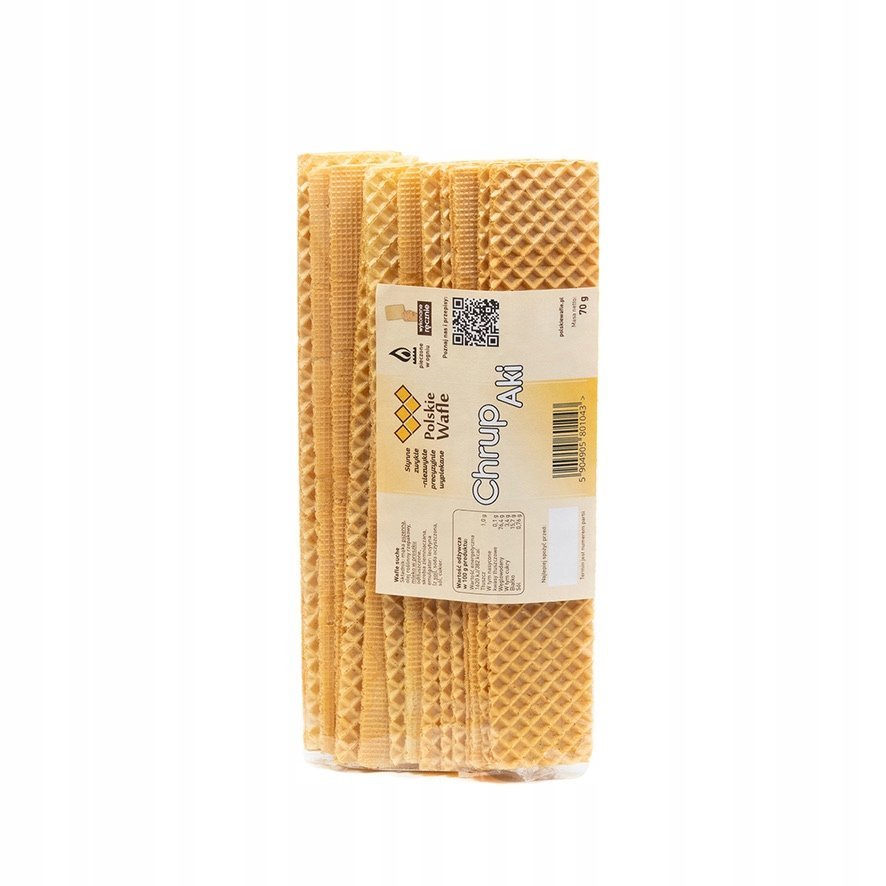 Prawdziwe Polskie Wafle CHRUPAKI 70g - lekkie, chrupiące, pyszne!