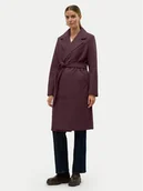 Płaszcze damskie - Vero Moda Płaszcz przejściowy Fortuneaya 10278330 Fioletowy Regular Fit - miniaturka - grafika 1