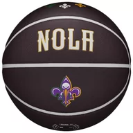 Koszykówka - Wilson NBA Team City Collector New Orleans Pelicans Ball WZ4016419ID, unisex, piłki do koszykówki, Brązowe - miniaturka - grafika 1