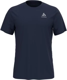 Koszulki męskie - Odlo Essential Light T-Shirt S/S Crew Neck Men, diving navy S 2021 Koszulki do biegania 392402-20377-S - grafika 1