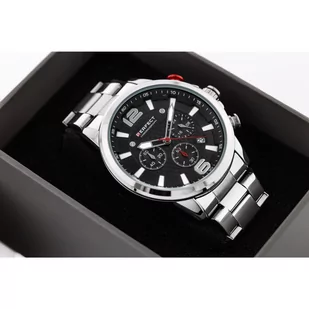 Zegarek ZEGAREK MĘSKI PERFECT M506CH-02 - CHRONOGRAF (zp382a) + BOX - Zegarki męskie - miniaturka - grafika 4