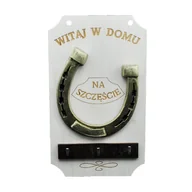 Szafki na klucze - Wieszak z podkową na szczęście. - miniaturka - grafika 1