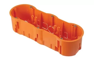 Pawbol Puszka PK60 potrójna z wkrętami, głęboka A.0043WPG - Puszki elektryczne i akcesoria - miniaturka - grafika 1