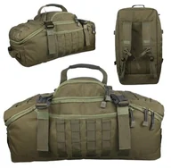 Torby podróżne - Torba Wojskowa Podróżna Poligonowa Turystyczna Militarna Na Ramię Plecak Zielony - miniaturka - grafika 1