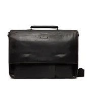 Torby na laptopy - Torba na laptopa Strellson Brick Lane 4010002955 Brązowy - miniaturka - grafika 1